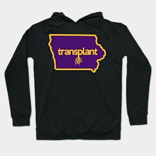 Iowa Transplant Sticker Hoodie